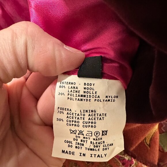 Etro Paisley Pattern Over Coat - Picture 6 of 6